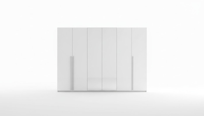 Armoire moderne à 6 portes design bois Italie neuve