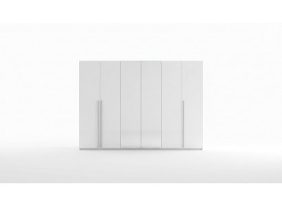 Armoire moderne à 6 portes design bois Italie neuve