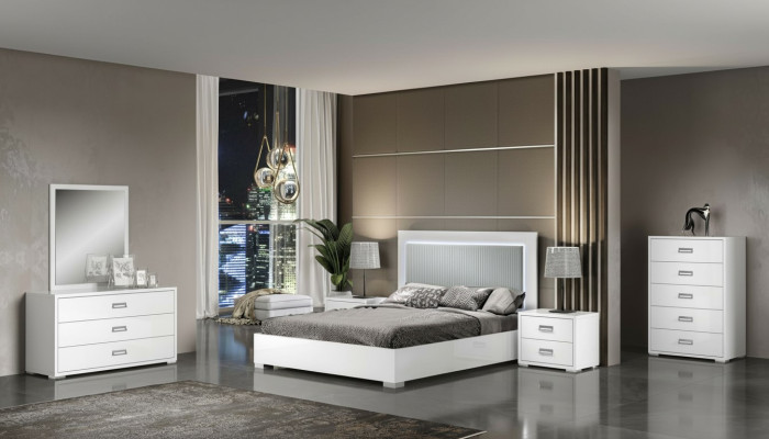 Ensemble de tables de nuit modernes en bois pour chambre