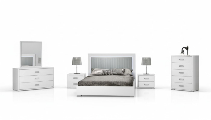 Ensemble de tables de nuit modernes en bois pour chambre