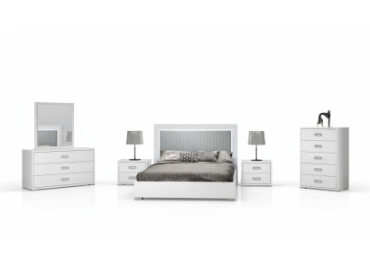 Ensemble de tables de nuit modernes en bois pour chambre