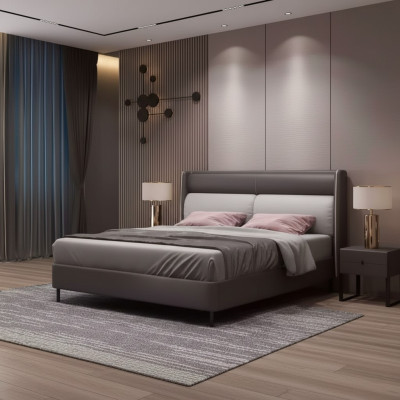 Conception Lit Lits 180 x 200cm Dubai Double Hôtel Bois Chambre