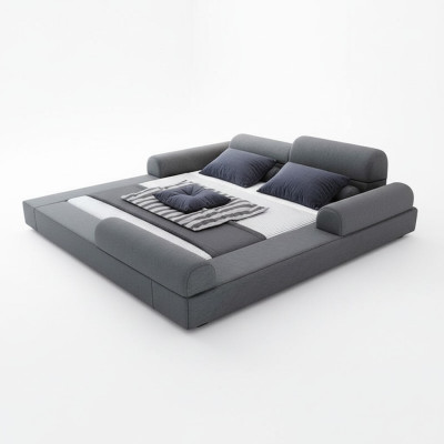 Chambre Luxueux Lit Bois 180x200cm Lit de luxe nouveau Lits doubles
