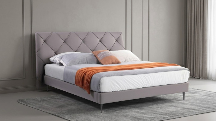 Lit 180x200cm Lits Cuir Mobilier de Chambre Moderne Rembourrage Design
