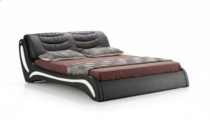 Concepteur lit chambre lits cuir hôtel luxe rembourrage italien