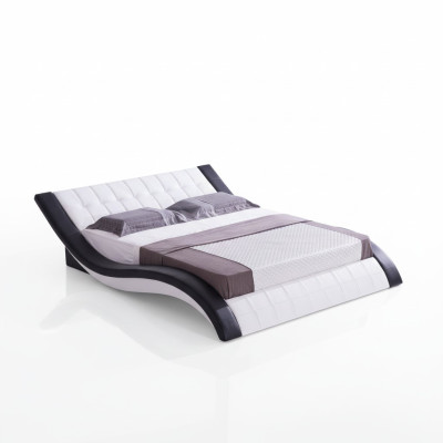 Conception Lit Son Numérique Lits USB Meubles de Luxe Chambre à Coucher Cuir