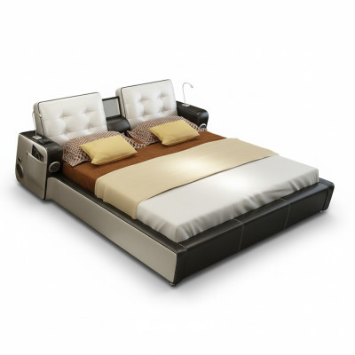 Système musical de lit lits USB lits Multifonction meubles de luxe Chambre