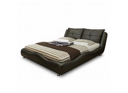 Cadre de l'hôtel moderne Chambre de sommeil de luxe Lits Design Lit en cuir