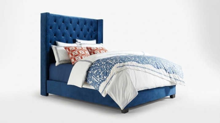Chambre de sommeil Chesterfield avec lits doubles design en cuir de luxe pour hôtel