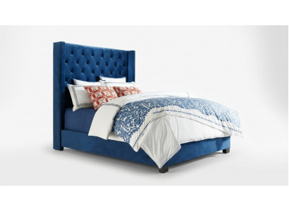 Chambre de sommeil Chesterfield avec lits doubles design en cuir de luxe pour hôtel