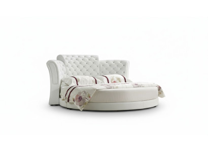 Chesterfield lit rond Mobilier d'ameublement Lits Chambre à coucher Lit en cuir Hôtel