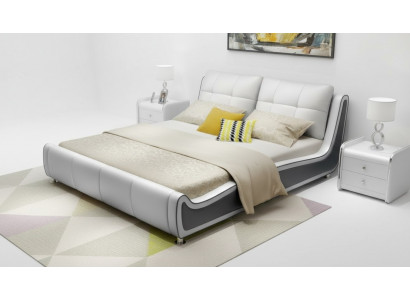 Revêtement de lit Design Décoration Luxueux Lits Doubles en cuir de Chambre de Mariage Hôtel sommeil