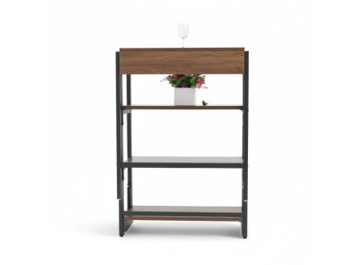 Meuble de cuisine multifonction gain de place Table à manger Étagère 2 en 1 Tables de cuisine en bois.