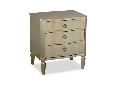 Chambre à coucher latérale Tables consoles en métal brillant Conception Table de chevet console