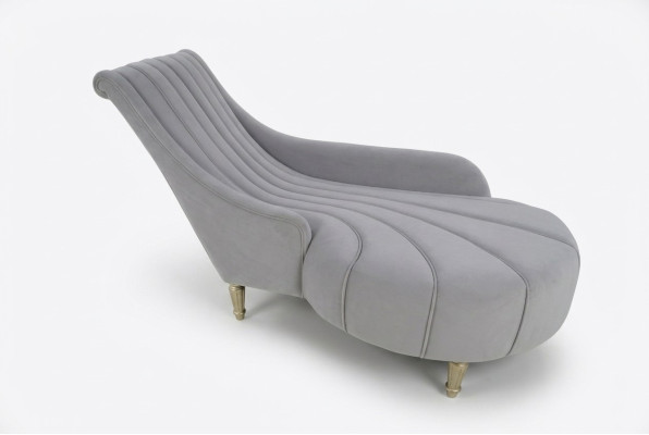 Chaise longue Canapé de style antique Canapé Chaise Tissu Moderne 2080 Mobilier