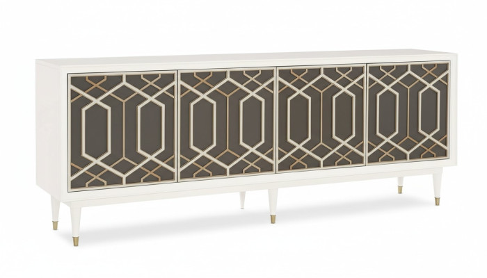 Mobilier de design Commodes de luxe Meuble bas Salle de séjour Buffet moderne Armoires en bois