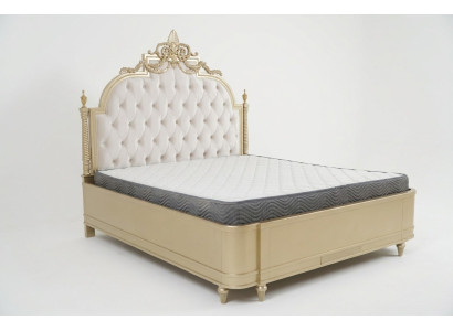 Chesterfield Bois Lit Double Lits Design Rembourrage Lit Mariage Chambre 180x200