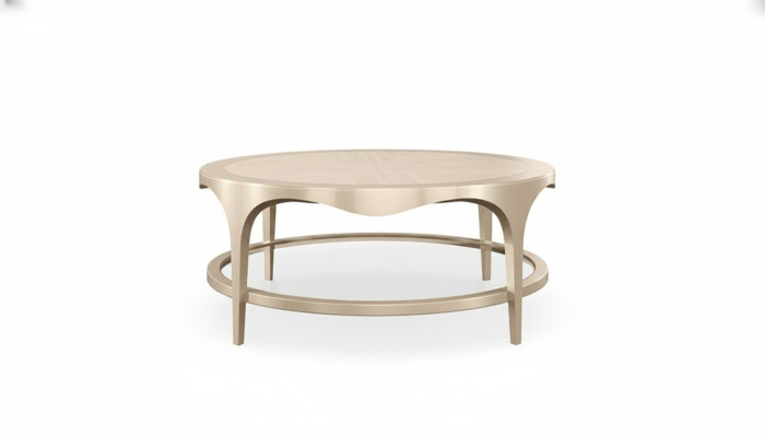 Salle de séjour Mobilier Table Table basse Design Mobilier de luxe Tables en bois Ovale Rond