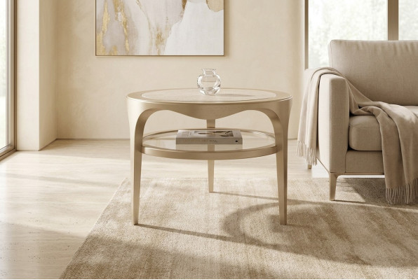 Salon rond Noble Art Moderne de luxe Table d'appoint Design Meubles Table basse