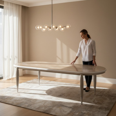 Table à manger Design Meubles en bois Tables mobilier de style italien aménagement salle à manger