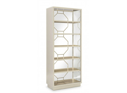 Séparateur d'étagère Étagères Buffet Vitrine en acier inoxydable Bois Mobilier de luxe Meubles