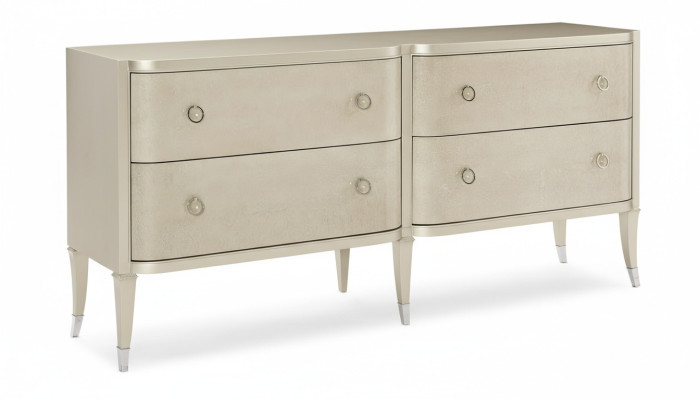 Commode moderne de luxe italienne Design Mobilier Rembourrage Bois Console Buffet Bas