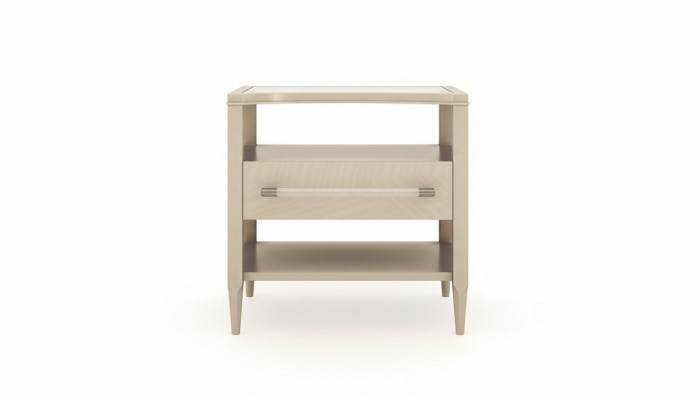 Table de chevet Tables Chambre de sommeil Luxe Bois Design Table de nuit Console Côté