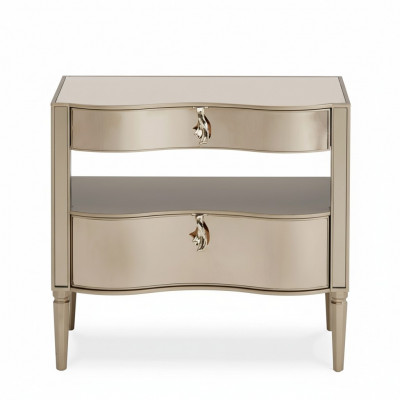 Table de chevet, table de nuit de luxe, commode, console, tiroir latéral, consoles Design