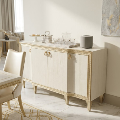 Commode Armoires de luxe Table basse en bois noble Console Design Armoire Cabinet de toilette