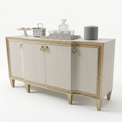 Commode Armoires de luxe Table basse en bois noble Console Design Armoire Cabinet de toilette