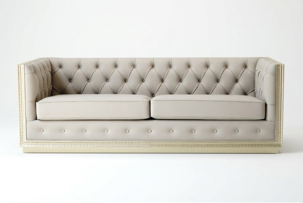 Chesterfield Canapé de salon Canapés italiens Canapé 3 places 220 cm Rembourrage