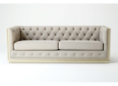 Chesterfield Canapé de salon Canapés italiens Canapé 3 places 220 cm Rembourrage
