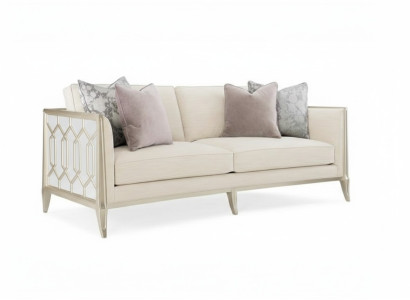 Canapé design moderne 3 places Tissu d'ameublement Canapés Tissus Textiles Trois places