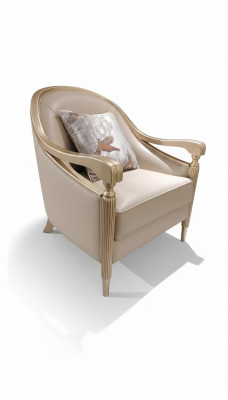 Fauteuil Canapé Italien Ameublement Meuble Bois Chaise Simple Royal