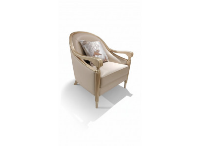 Fauteuil Canapé Italien Ameublement Meuble Bois Chaise Simple Royal