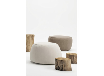 Tabouret Tabouret Pouf Pouf Pouf Repose-Pieds Ottoman Velours 50x67m Textile