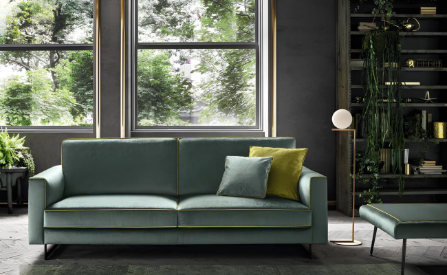 Canapé italien de design Luxe Rembourrage Canapé Moderne 3 Places alfitalia neuf