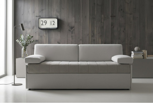 Design Canapé de luxe Canapé Canapés en textile Beige 3 places alfitalia Meubles rembourrés Canapés