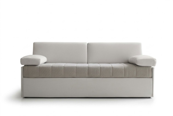 Design Canapé de luxe Canapé Canapés en textile Beige 3 places alfitalia Meubles rembourrés Canapés