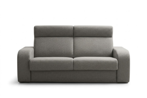 Design moderne canapé de luxe 2 places mobilier de salon design textile gris alfitalia
