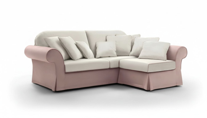 Canapé d'angle en L Tissu luxueux Moderne pour salon Nouveau mobilier de luxe Alfitalia