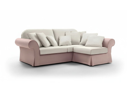 Canapé d'angle en L Tissu luxueux Moderne pour salon Nouveau mobilier de luxe Alfitalia