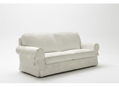 Textile Fabric Luxury 3 Seater Couch Upholstery Wooden Frame Sofa Textile Couch alfitalia  Tissu de luxe en tissu pour canapé 3 places avec structure en bois Canapé en tissu alfitalia