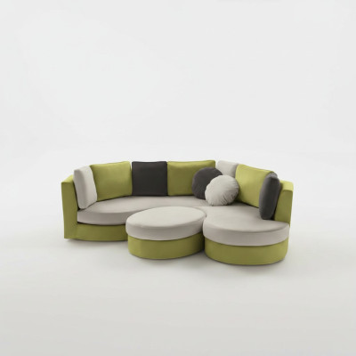 Canapé Canapé Canapé d'angle Canapés italiens Canapés Suite Mobilier Tissu Alfitalia