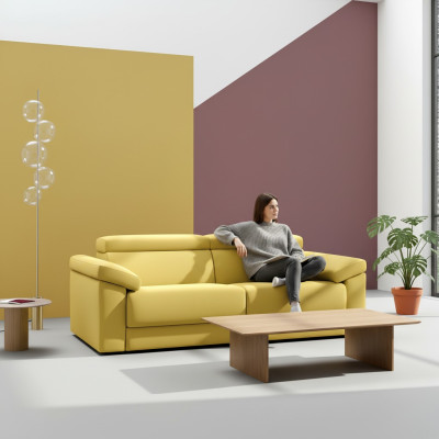 Grands canapés en tissu 3 places Sofa Couch Polser Siège Trois Places alfitalia