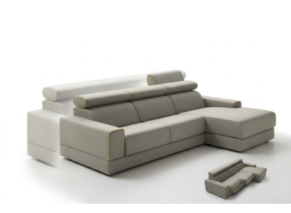 Station de charge Canapé d'angle Canapé Sofa Canapés Suite Mobilier Tissu alfitalia neuf