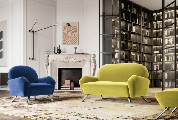 Canapé design ensemble de canapés modernes Mobilier de bureau Set de canapés 2+1 Mobilier italien