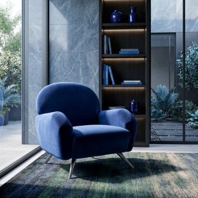 Canapé Canapé Tapisserie Chaise moderne contemporaine Fauteuil Italie 1 place