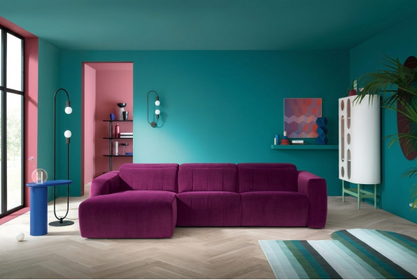 Canapé d'angle design Canapé de salon Canapé d'angle Canape Canape d'angle - Forme en L Paysage de vie Mobilier