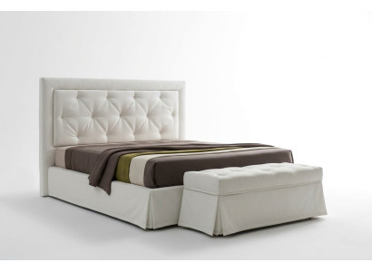 Chesterfield lits 180x200cm Chambre de sommeil Tissu Lit Design Hôtel de luxe